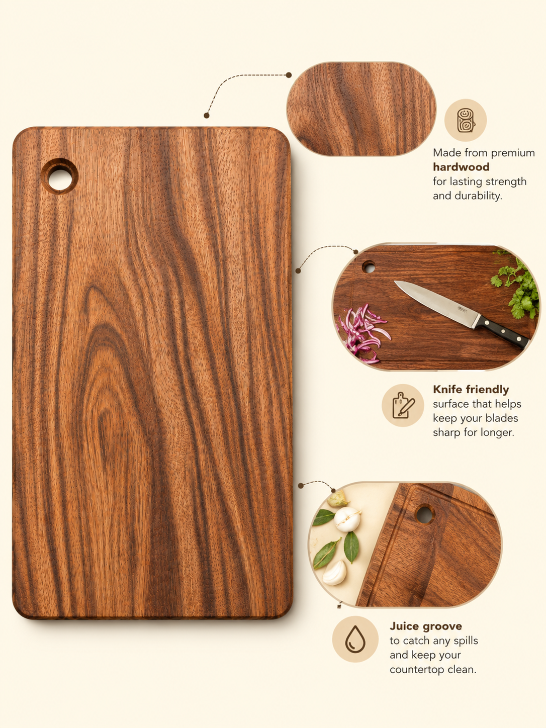 Premium Waga Wood Cutting Boards